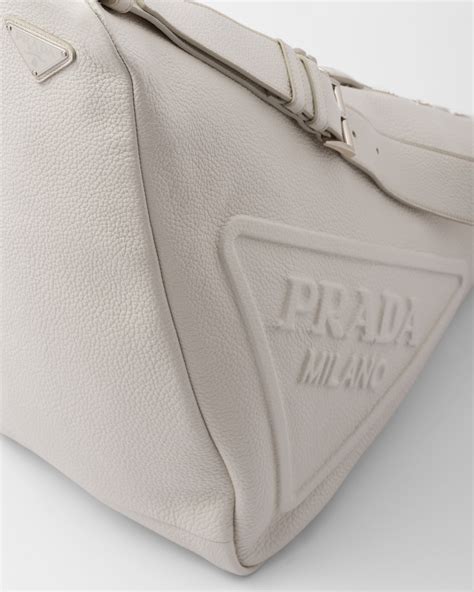 prada triangle bag double|large leather Prada triangle bag.